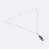 Art Deco Sapphire and Diamond Pendant Necklace