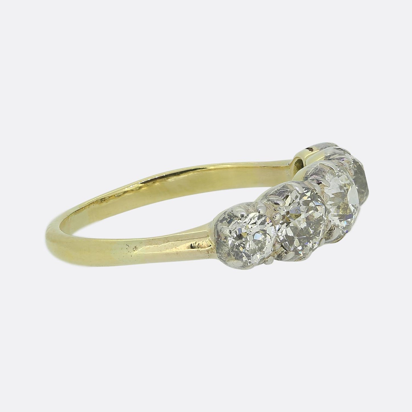 Victorian Old Cut Diamond Five-Stone Ring