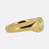 1.57 Fancy Vivid Yellow Trapezoid Diamond Single Stone Ring
