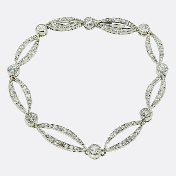 Art Deco Diamond Bracelet