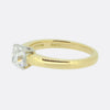 Asprey 0.87 Carat Cushion Cut Diamond Solitaire Engagement Ring