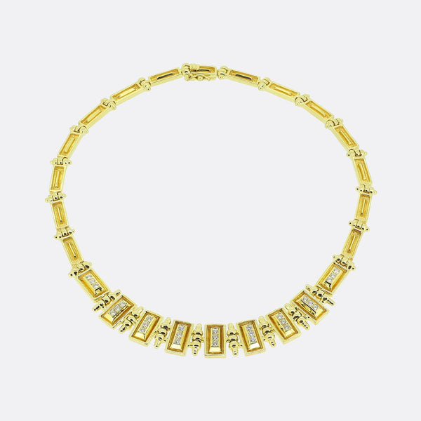 Mapamenos Natepas Diamond Collar Necklace