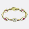 Edwardian Ruby and Diamond Bracelet