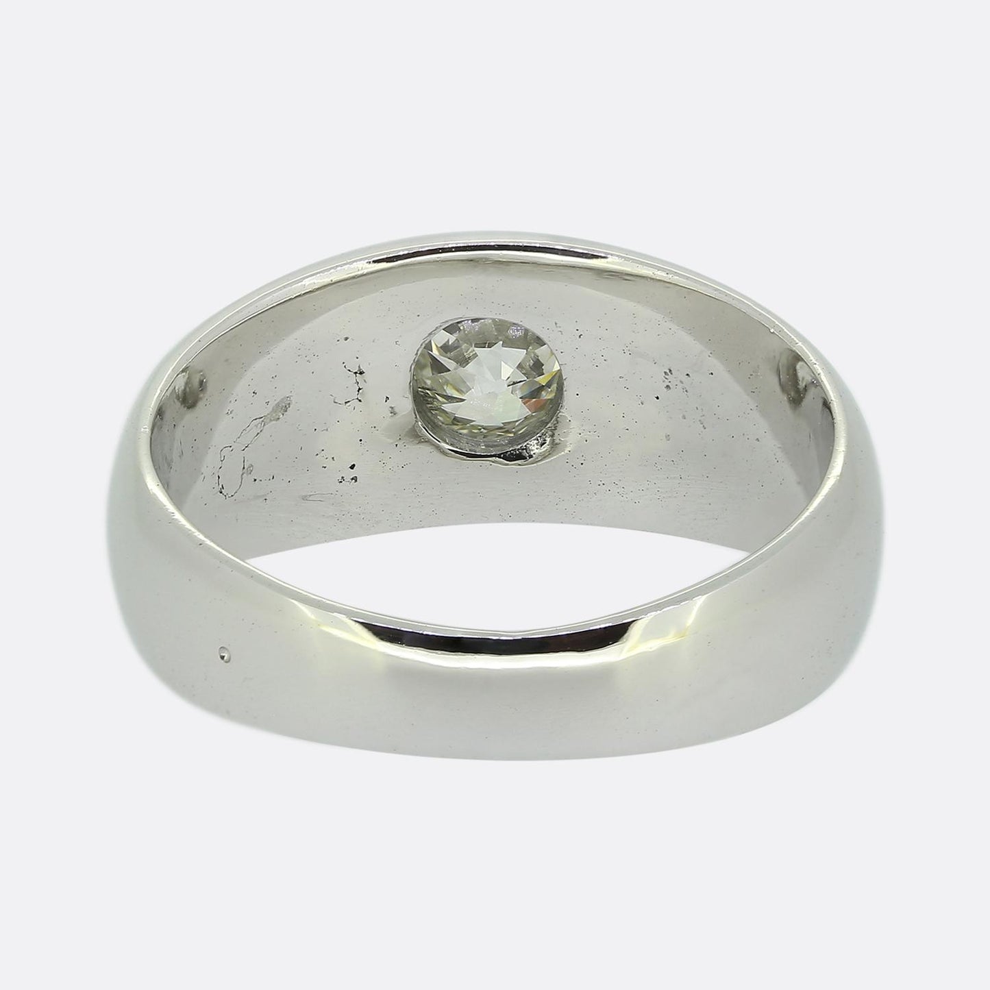 Antique 0.50 Carat Diamond Gypsy Ring