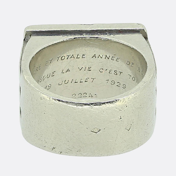 Jean Fouquet Art Deco Heavy Ring