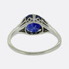 Art Deco 1.60 Carat Sapphire and Diamond Ring