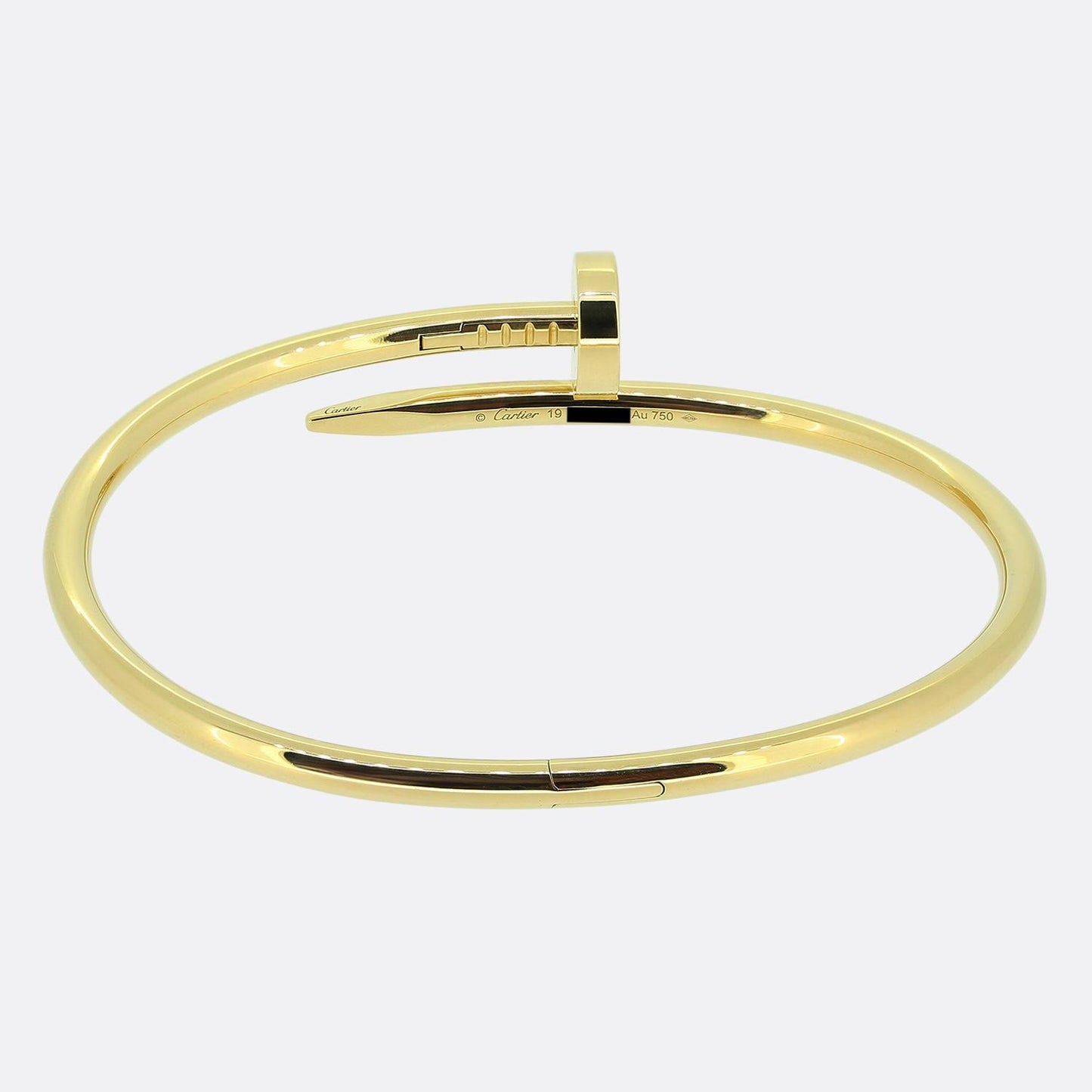 Cartier Classic Model Juste un Clou Bracelet Size 19