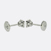 Cartier 0.76 Carat Diamond Stud Earrings
