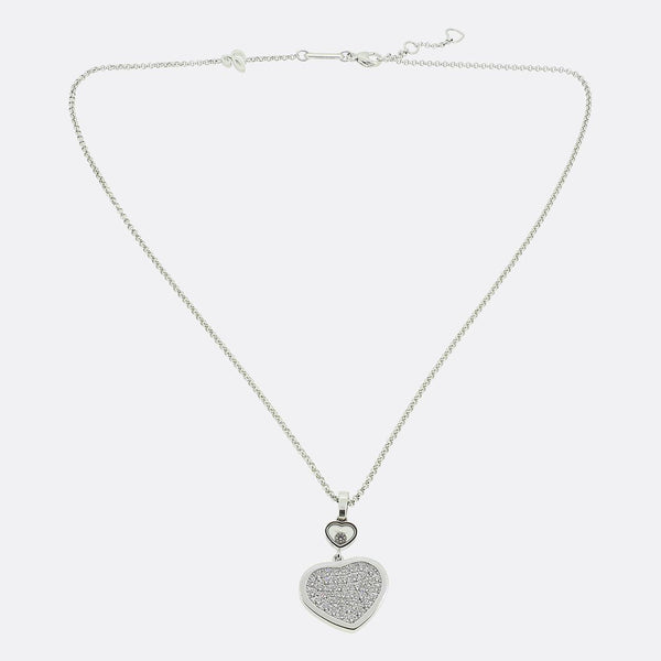 Chopard Happy Hearts Diamond Pendant Necklace