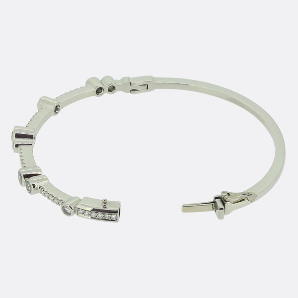Boodles Diamond Waterfall Bangle