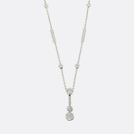 Boodles Diamond Waterfall Pendant Necklace