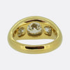 3.46 Carat Old Cut Diamond Three-Stone Ring