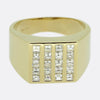 Vintage 1.20 Carat Carré Cut Diamond Signet Ring