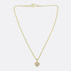 Cartier Pave Heart Pendant Necklace