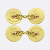 Cartier Vintage Ruby Cufflinks