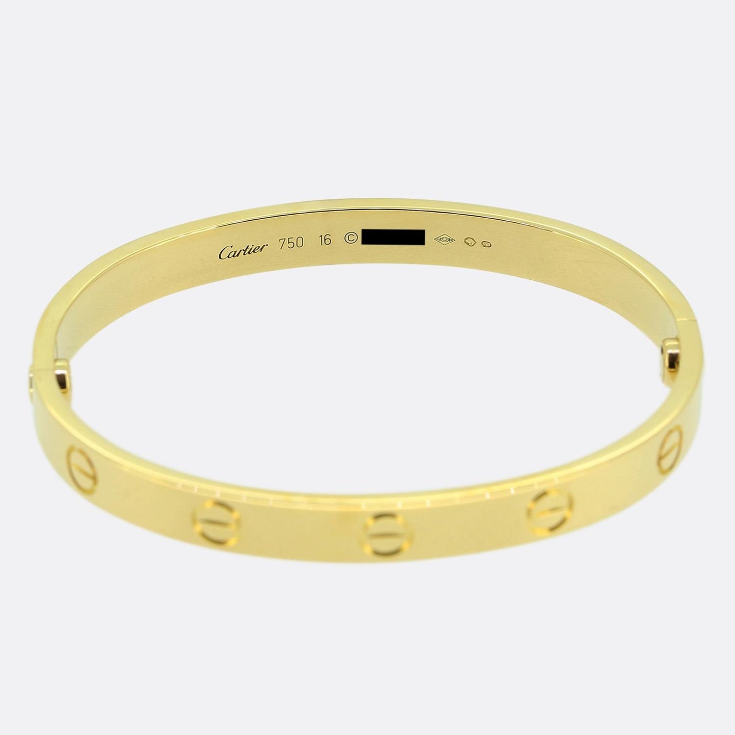Cartier Classic Model LOVE Bangle Size 16