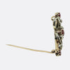 Victorian Ruby and Diamond Bar Brooch