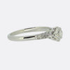 Art Deco 0.66 Carat Diamond Engagement Ring
