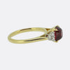 Vintage Spinel and Diamond Ring