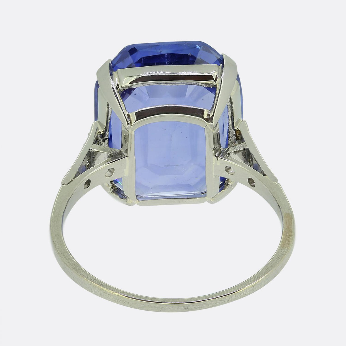 10.53 Carat Ceylon Sapphire and Diamond Cocktail Ring