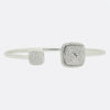 Fred Paris Diamond and Chalcedony Interchangeable Bangle