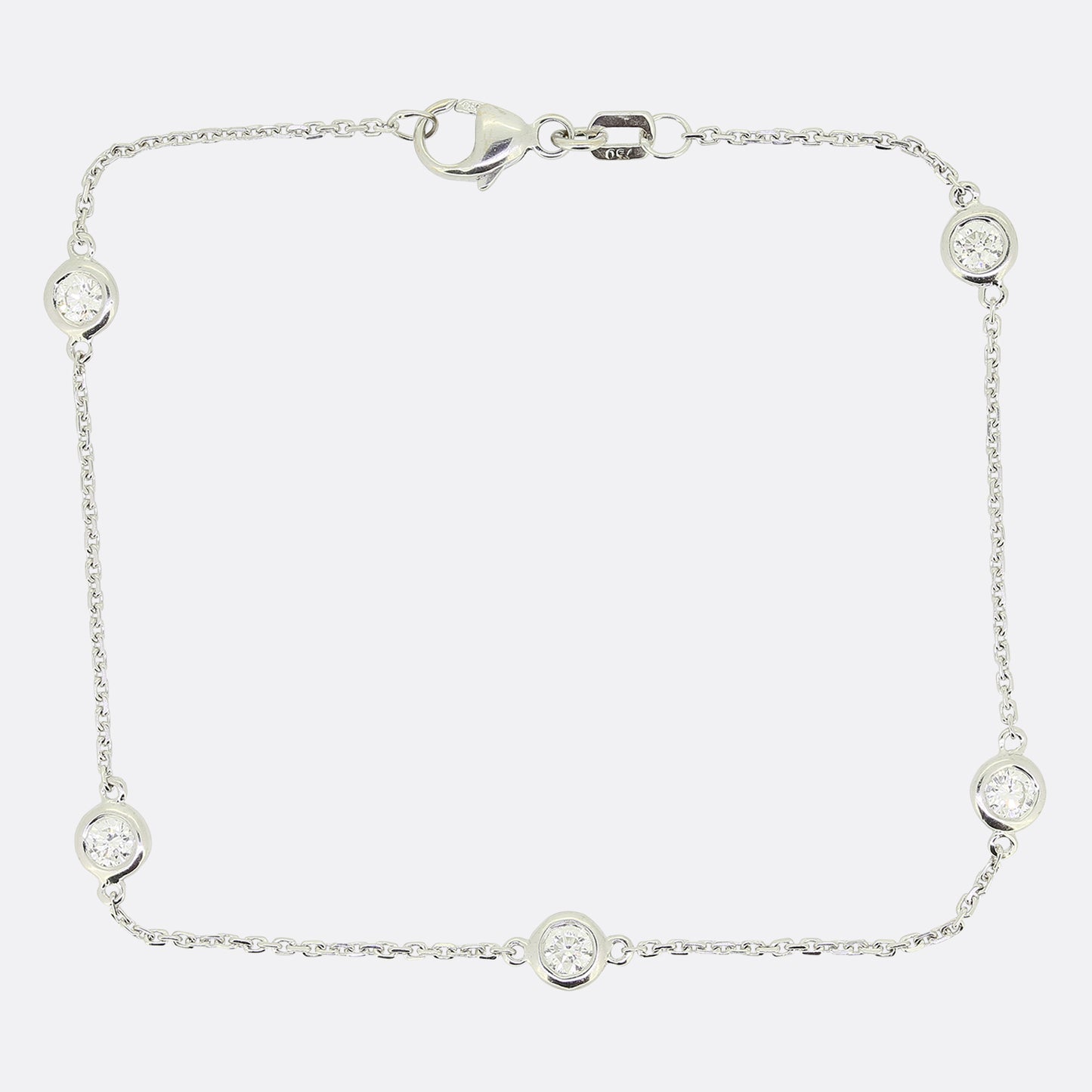 0.40 Carat Diamond Chain Bracelet