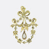 Victorian Diamond Drop Pendant