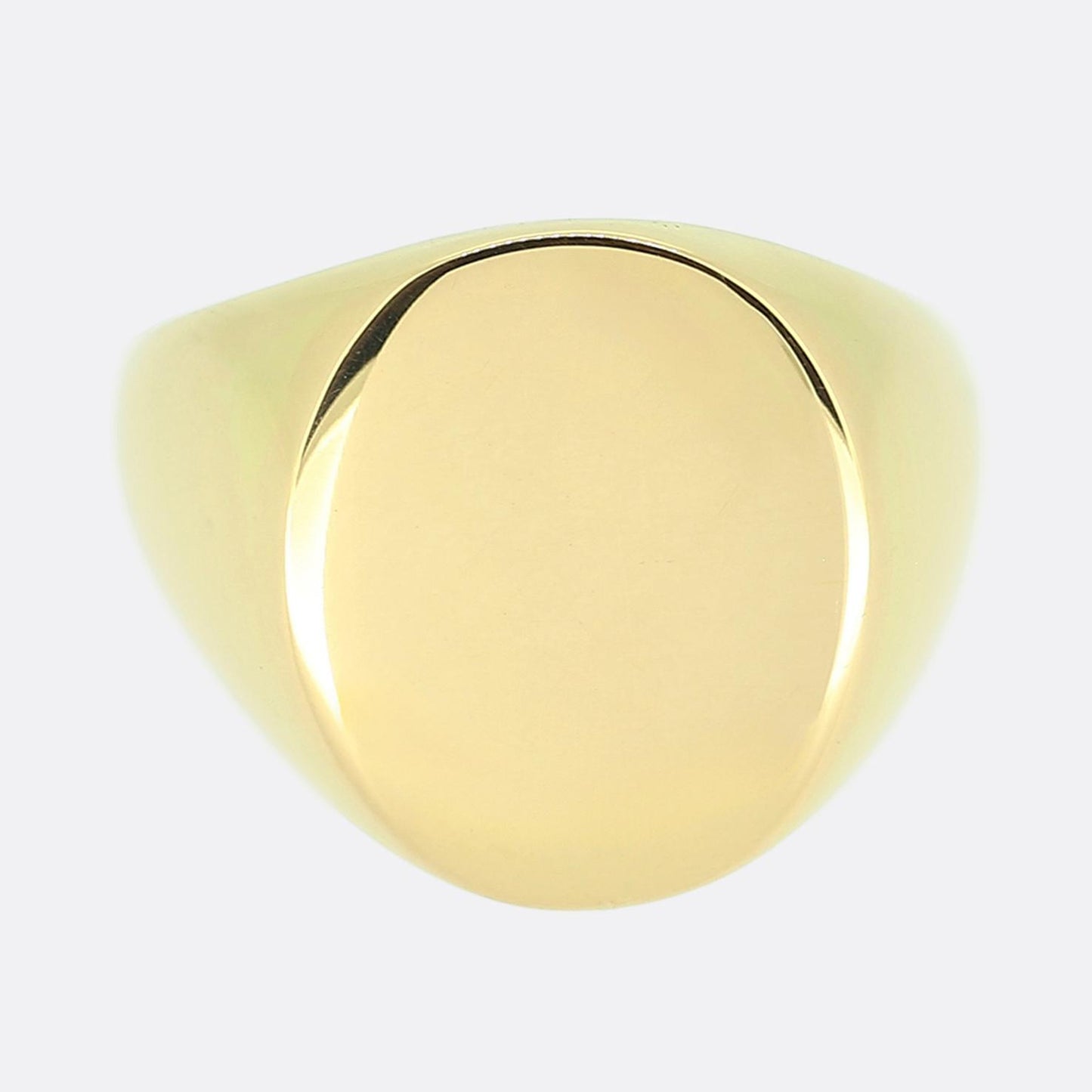 Vintage Plain Signet Ring