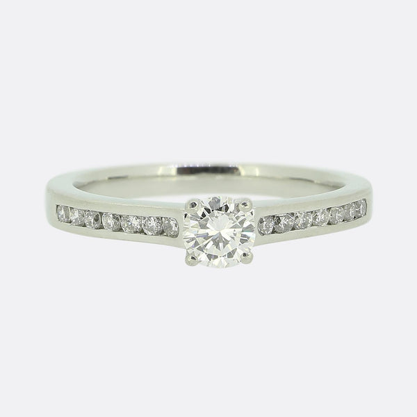 0.32 Carat Diamond Engagement Ring