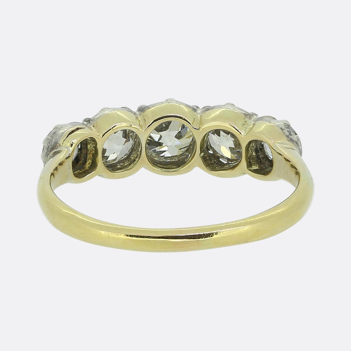 Victorian Old Cut Diamond Five-Stone Ring