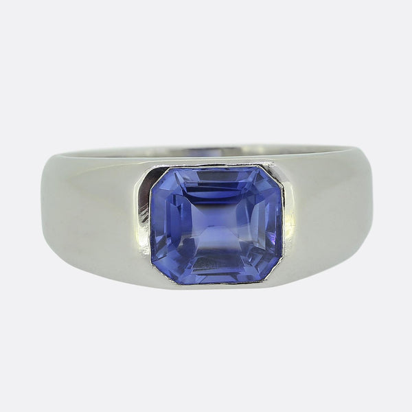 2.65 Carat Sapphire Single-Stone Ring