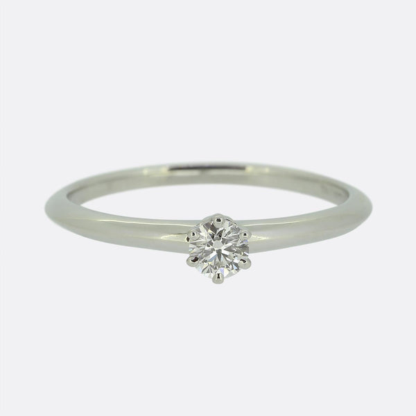 Tiffany & Co. 0.23 Carat Diamond Engagement Ring