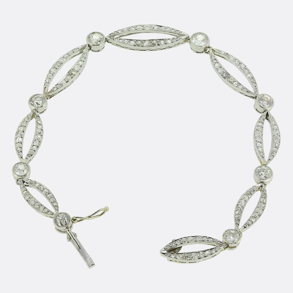 Art Deco Diamond Bracelet