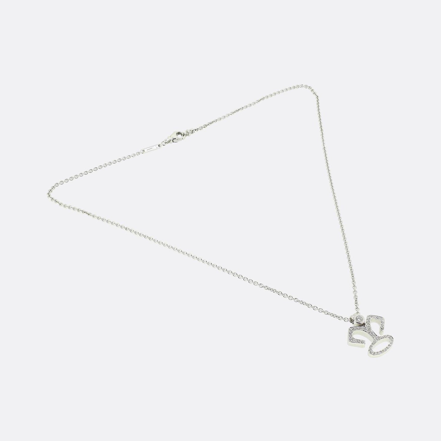 Garrard Diamond Cluster Necklace