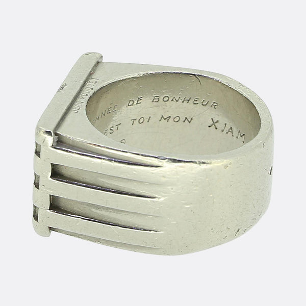 Jean Fouquet Art Deco Heavy Ring