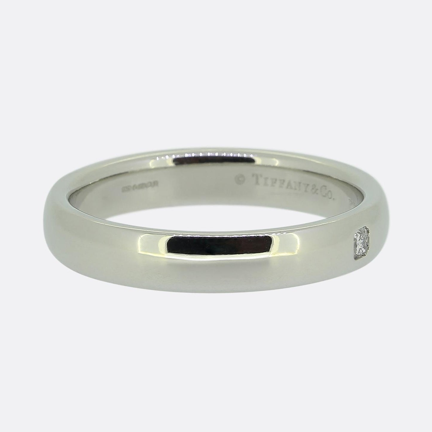 Tiffany & Co. Lucida Diamond 3mm Band Ring