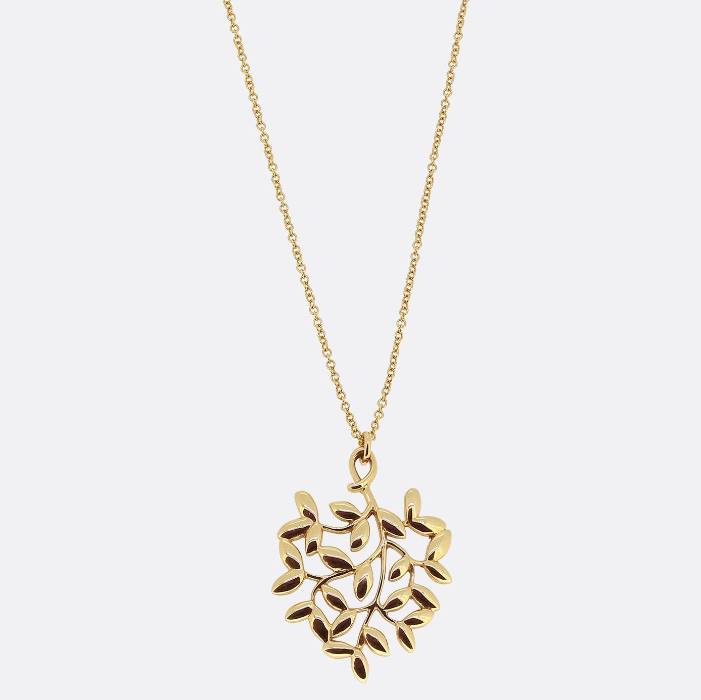 Tiffany & Co. Paloma Picasso Olive Leaf Necklace