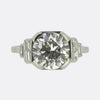 Art Deco 2.37 Carat Diamond Engagement Ring
