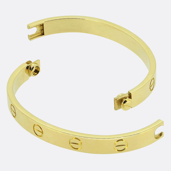 Cartier Classic Model LOVE Bangle Size 16