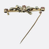 Victorian Ruby and Diamond Bar Brooch