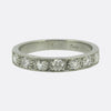 Art Deco 0.84 Carat Diamond Half-Eternity Ring Size P (56.5)