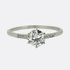 Art Deco 0.65 Carat Diamond Engagement Ring