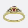 Vintage Spinel and Diamond Ring