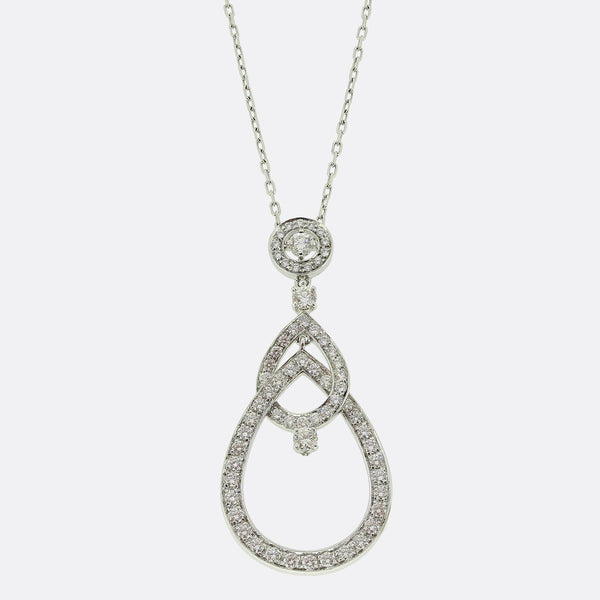 Boucheron Ava Mobile Diamond Waterdrop Necklace