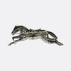 Victorian Rose Cut Diamond Horse Brooch