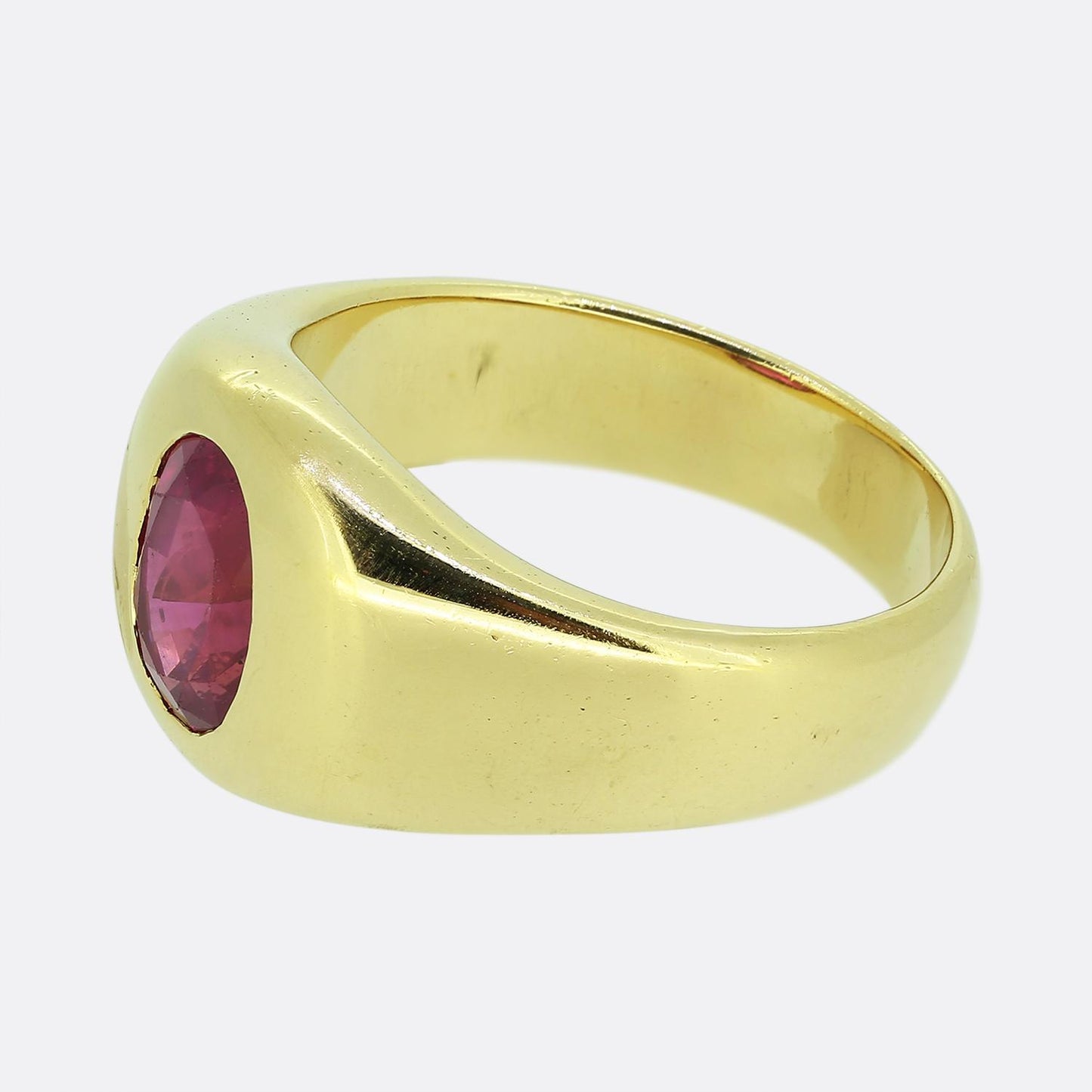 Vintage 2.90 Carat Burmese Ruby Ring