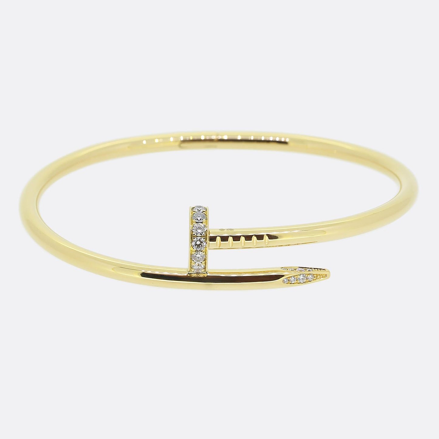 Cartier Juste un Clou Diamond Bangle Size 18
