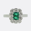 Vintage Emerald and Diamond Ring