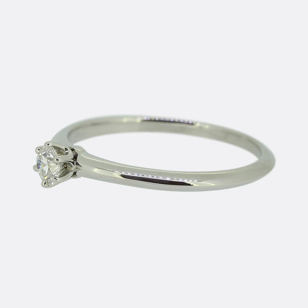 Tiffany & Co. 0.23 Carat Diamond Engagement Ring