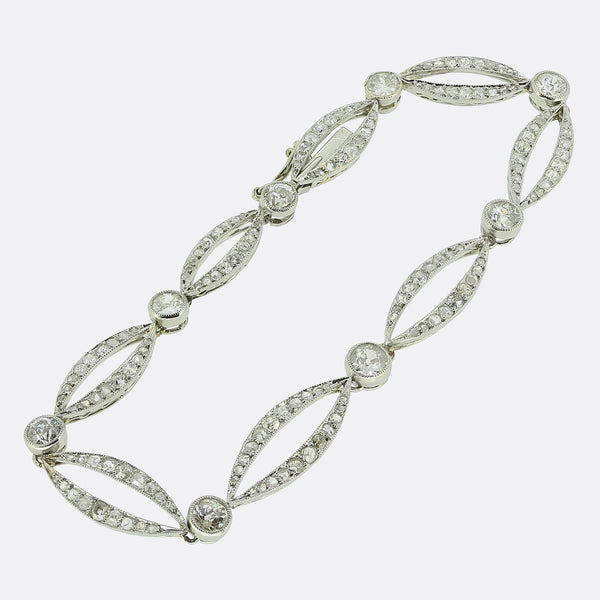 Art Deco Diamond Bracelet